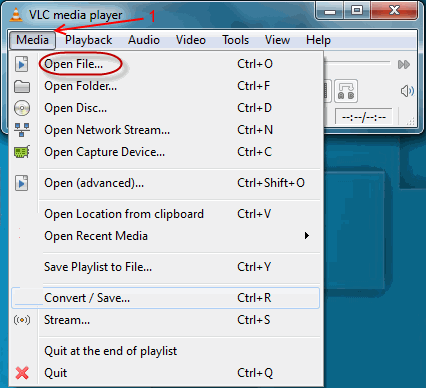 add files to vlc